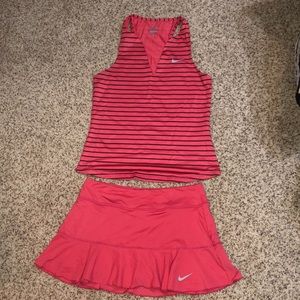 Nike Dri-fit Tennis/Golf Top and Skirt